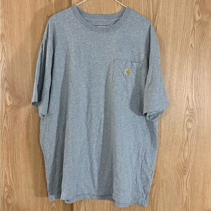 Carhartt Men’s Heather Gray Loose Fit Crewneck Short Sleeve Tee